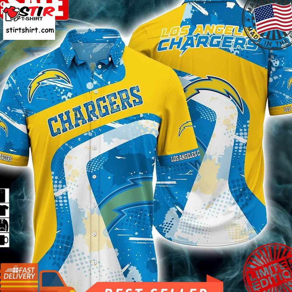 Personalized Los Angeles Chargers Louis Vuitton Pattern Hawaiian Shirt -  StirTshirt