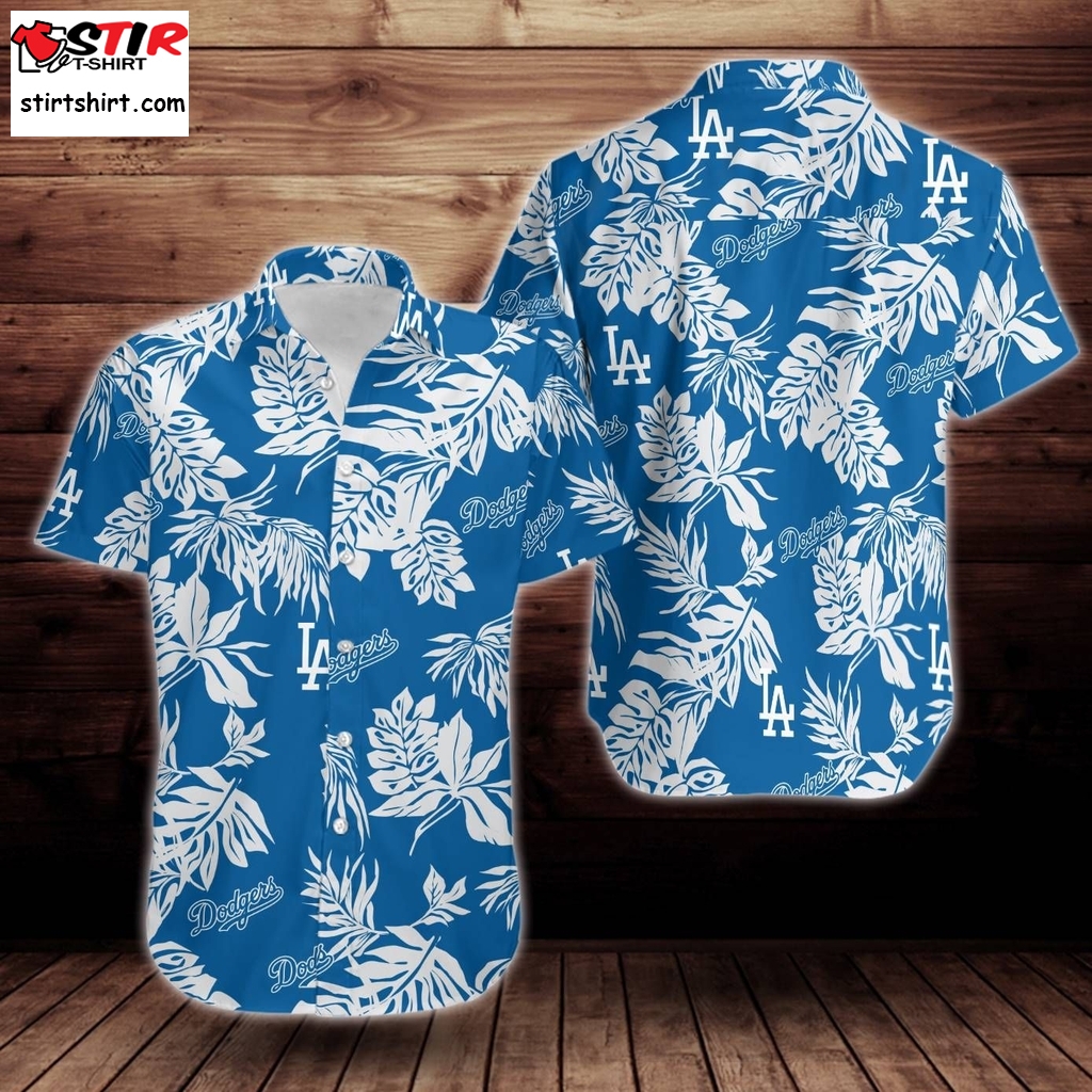 Los Angeles Dodgers Tropical Flower Short Sleeve Hawaiian Shirt Big And Tall  Hawaiian Shirts Big And Tall Christmas - StirTshirt