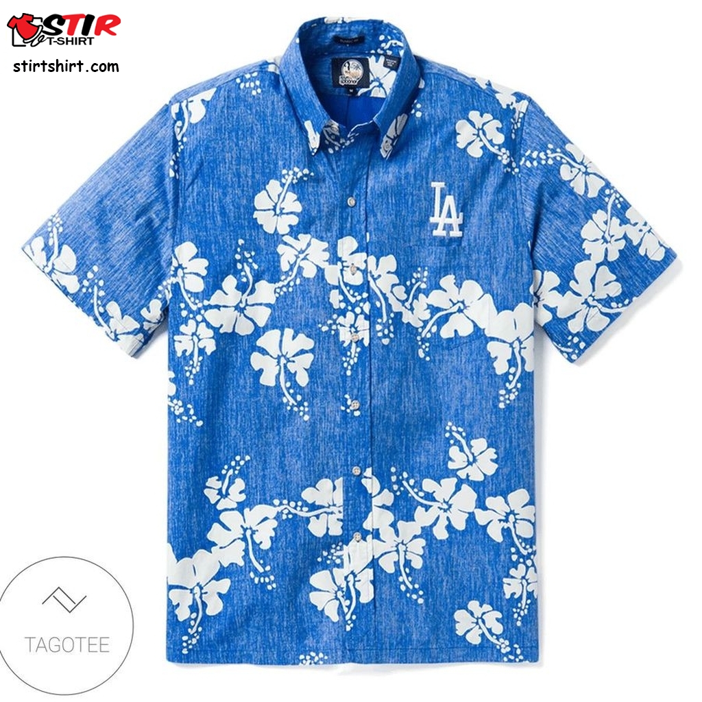 Los Angeles Doggers 50Th State Hawaiian Shirt  Pabst Blue Ribbon 