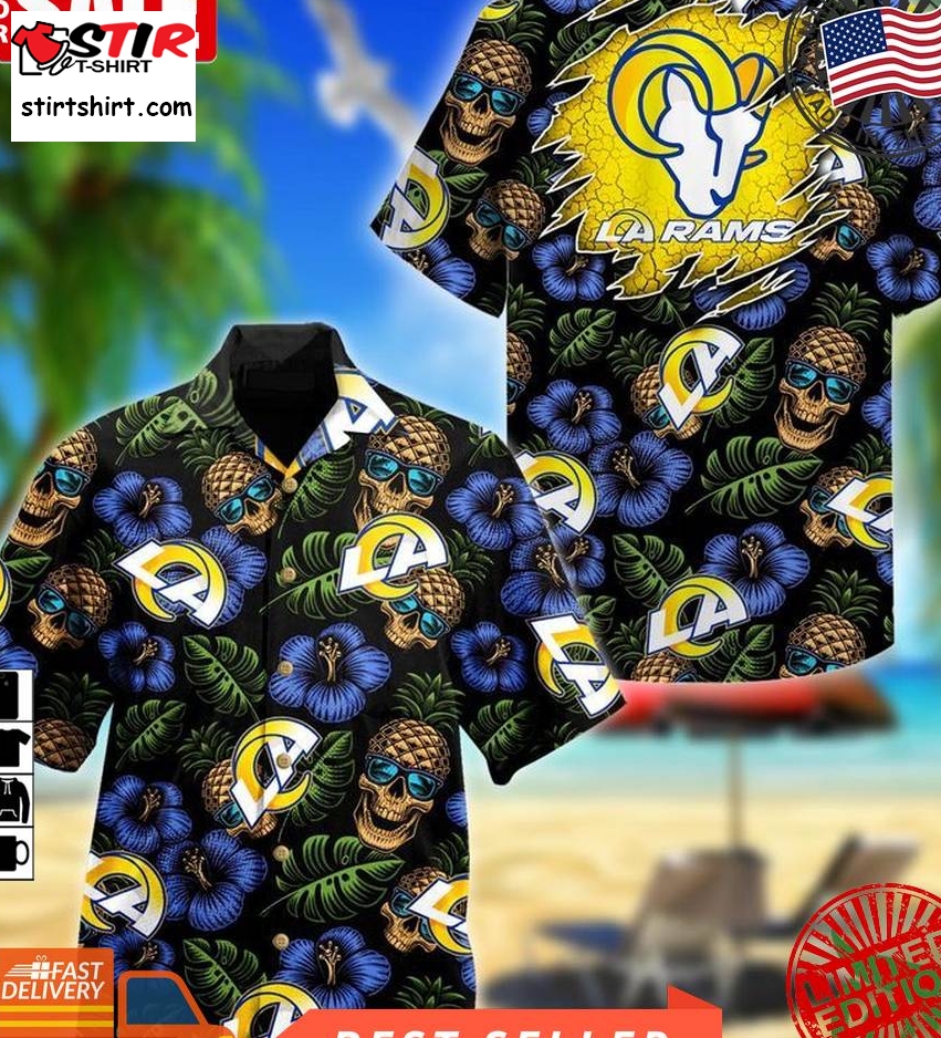 Los Angeles Rams Nfl Pineapple Hawaiian Shirt  Los Angeles Rams 