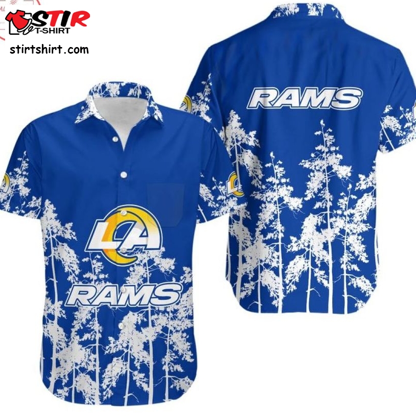 Los Angeles Rams Secret Forest Hawaiian Shirt  Los Angeles Rams 