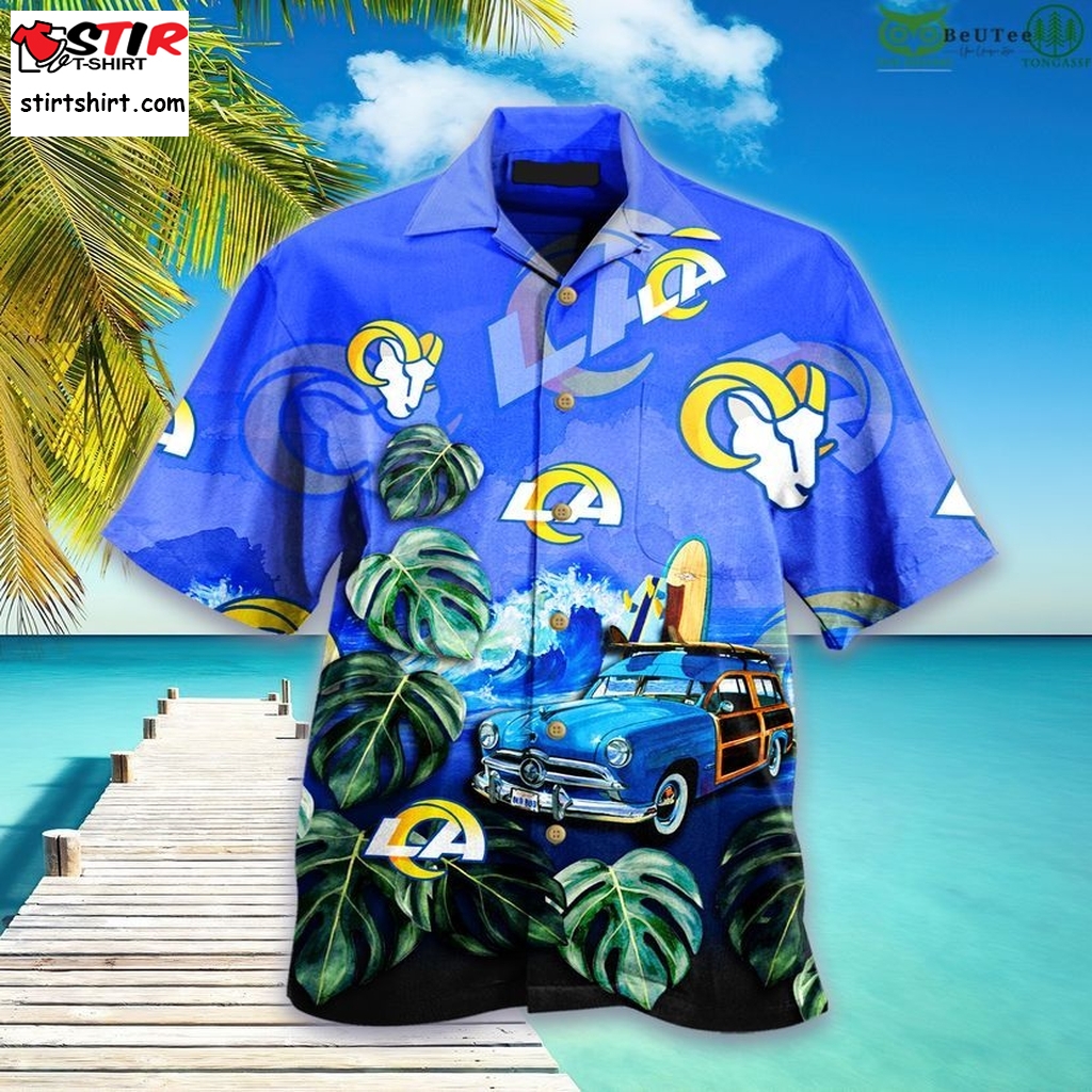 Los Angeles Rams Super Bowl Champions Beach Hawaiian Shirt  Andy Reid  Super Bowl