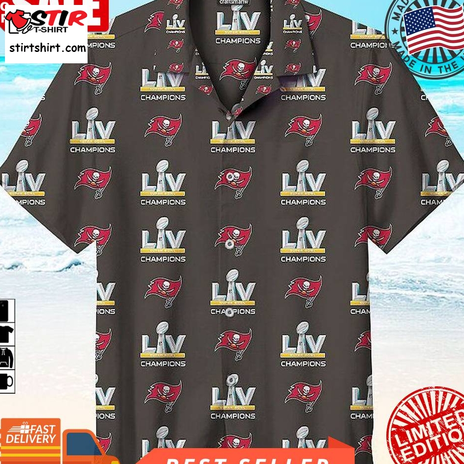 Love My Tampa Bay Buccaneers Football Nfl Hawaiian Graphic Print Short Sleeve Hawaiian Shirt Size S   5Xl