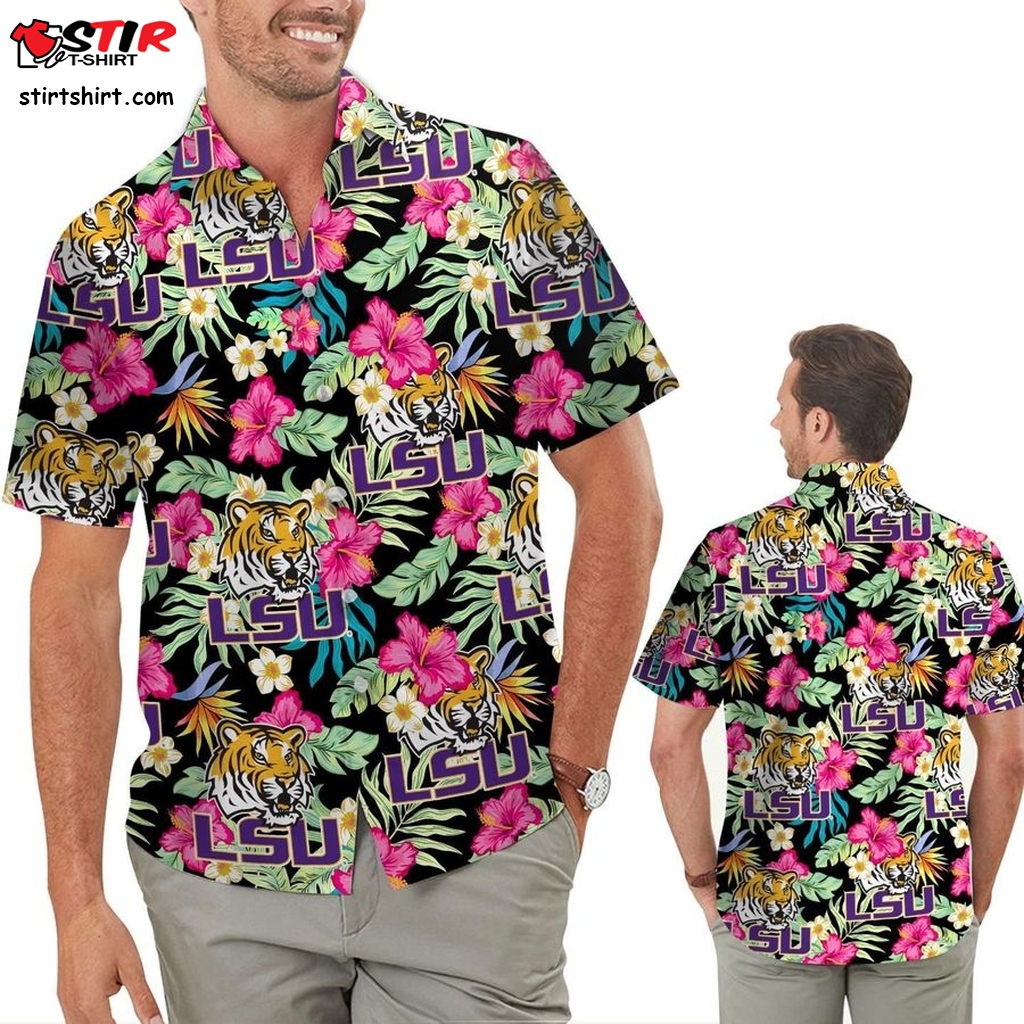 Lsu Hawaiian Shirt And Shorts Louisiana State University Aloha