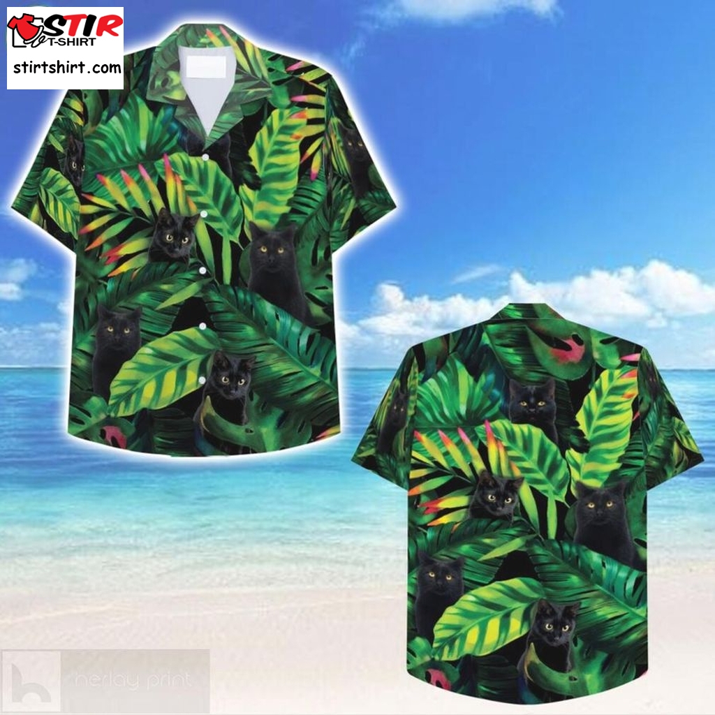Lucky Cat Hawaiian Shirt  Lucky Brand 