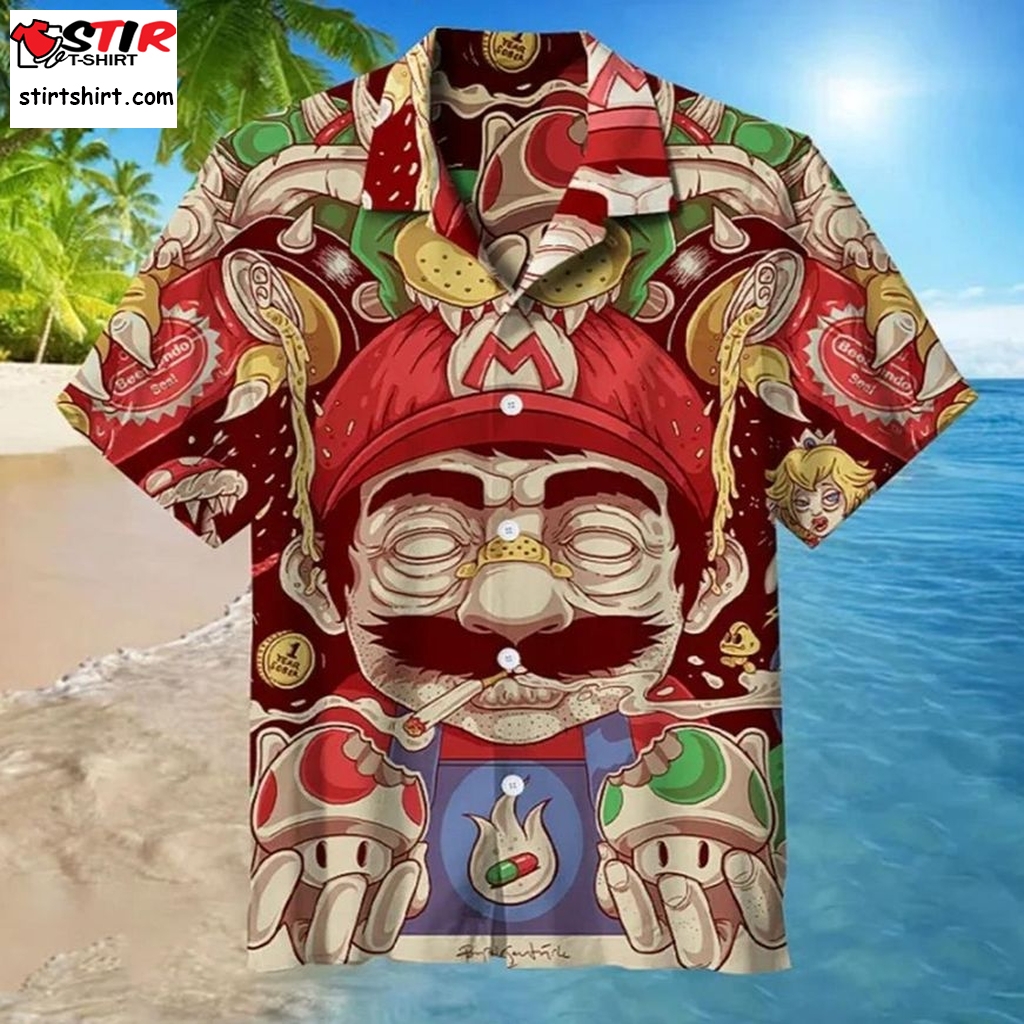 Mario Collectible Hawaiian Shirt  Mario 
