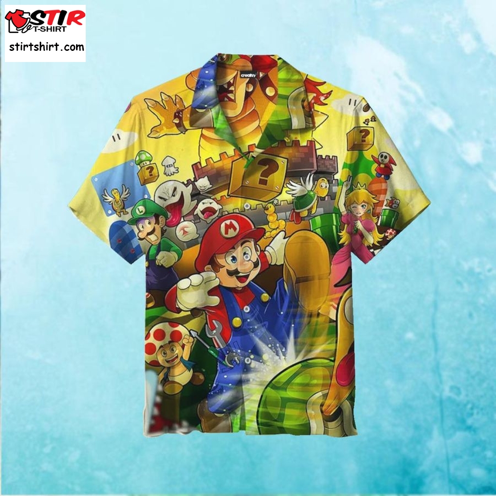 Mario Universal Hawaiian Shirt  Mario 