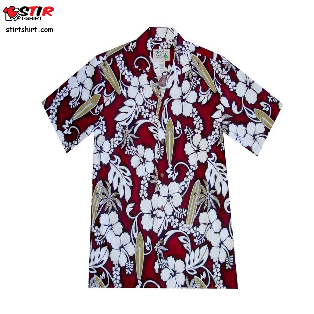 Men's Cotton Hawaiian Shirt Made In Hawaii  Usa  Hawaiian Shirts Bulk Quantities Available  Camp Shirt  Matching Shirts For Family  Family 