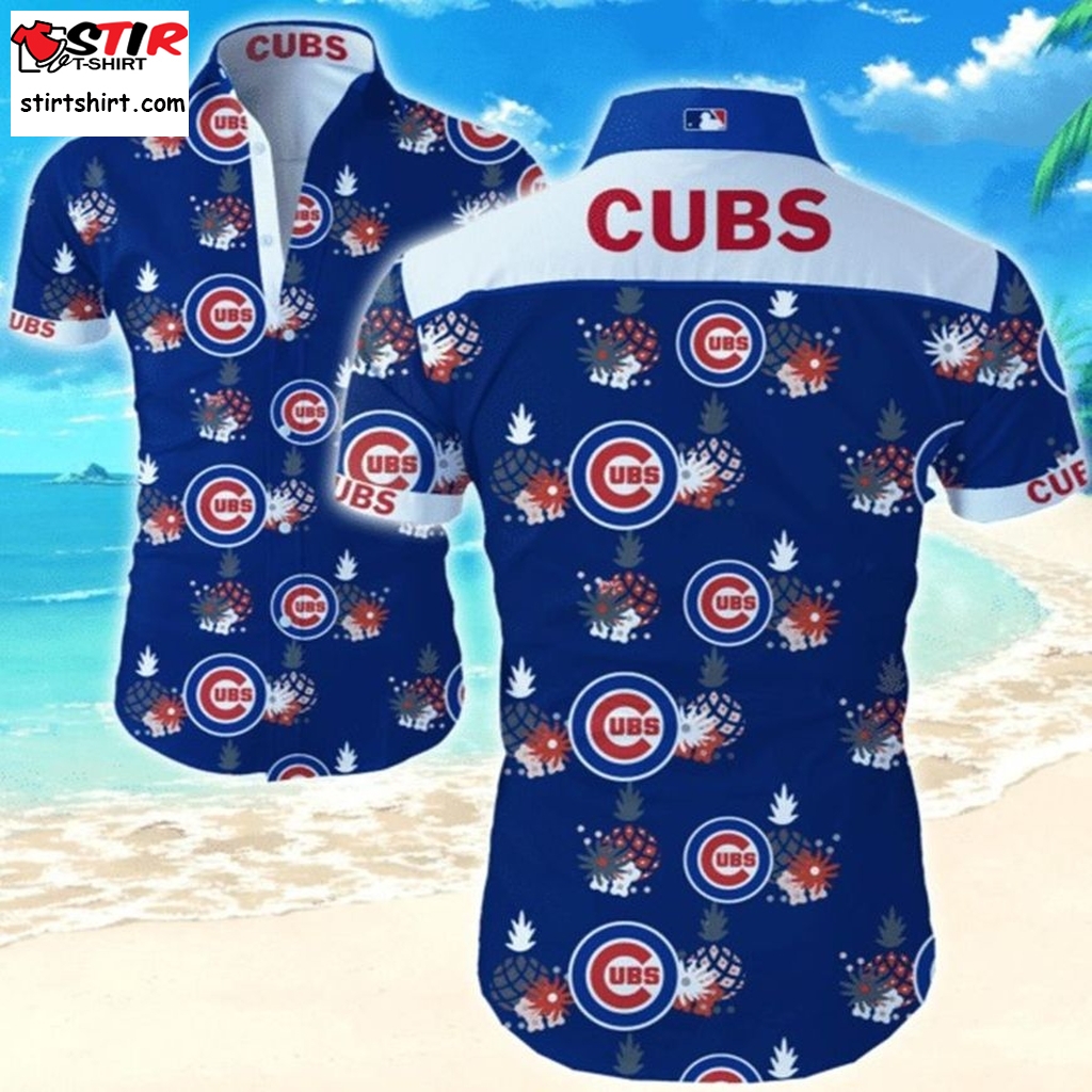 Merry Christmas Chicago Cubs Graphic Hawaiian Shirt