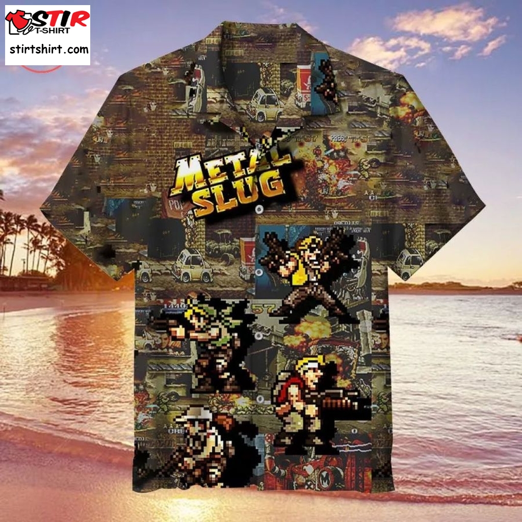 Metal Slug Hawaiian Shirt  Metal 