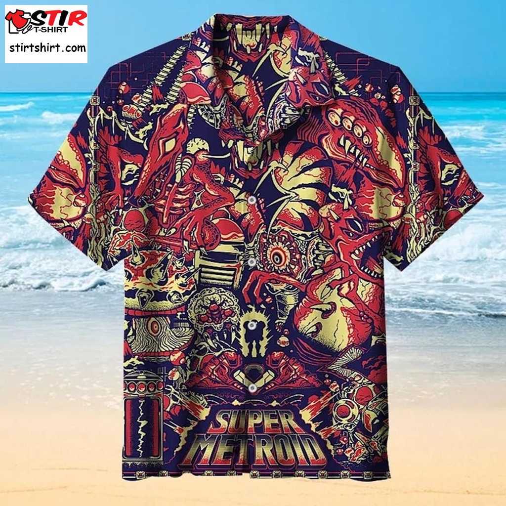 Metroid Hawaiian Shirt H1  Andy Reid 