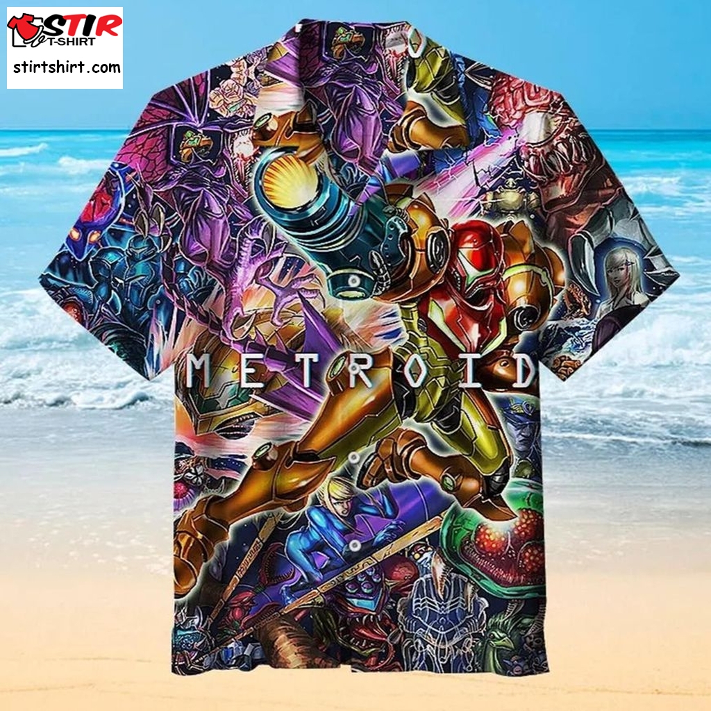 Metroid Hawaiian Shirt  Andy Reid 