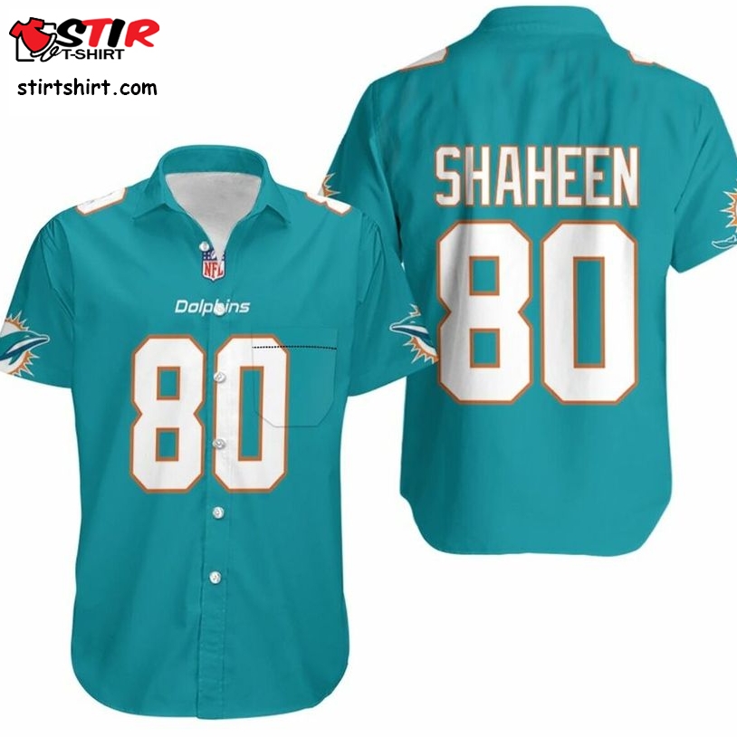 Miami Dolphins Adam Shaheen 80 Hawaiian Shirt American Football Team  Miami Dolphins 