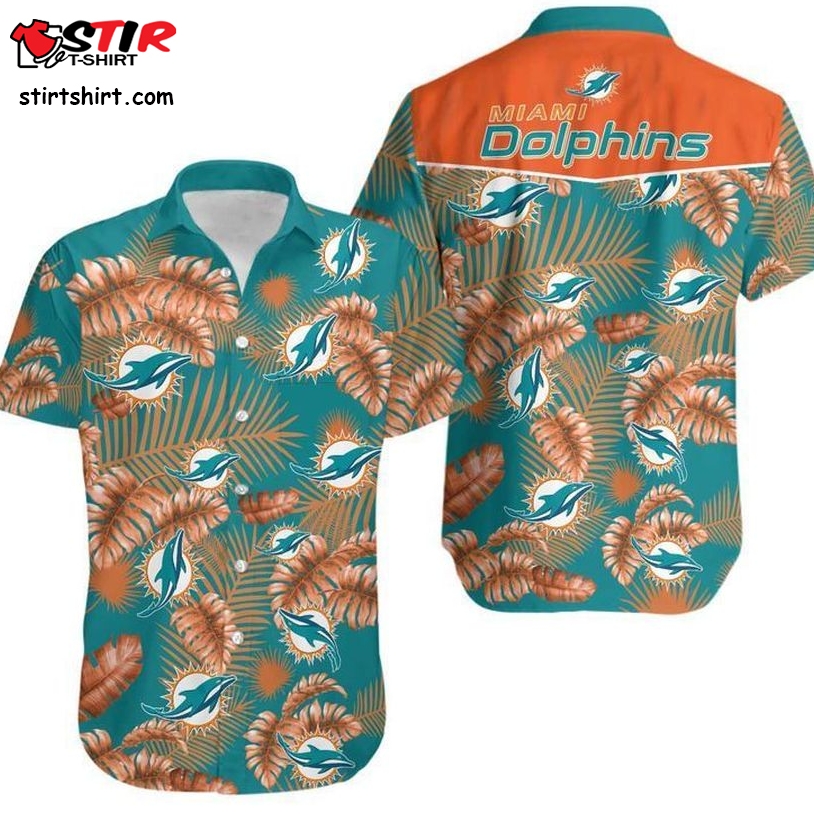 Miami Dolphins Hawaiian Shirt 3D Aloha 2  Budweiser 