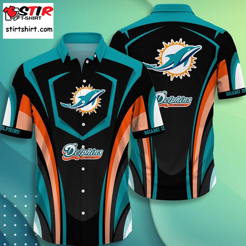 NFL Miami Dolphins with Orange Louis Vuitton Logo Turquoise