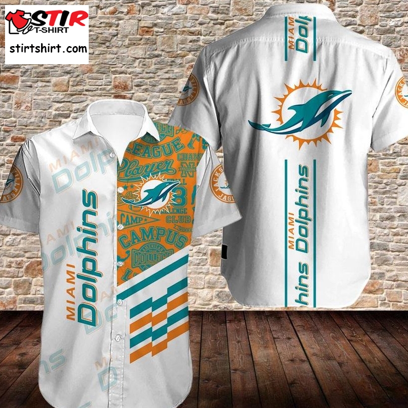 Miami Dolphins  Hawaiian Shirt N05  Miami Dolphins 