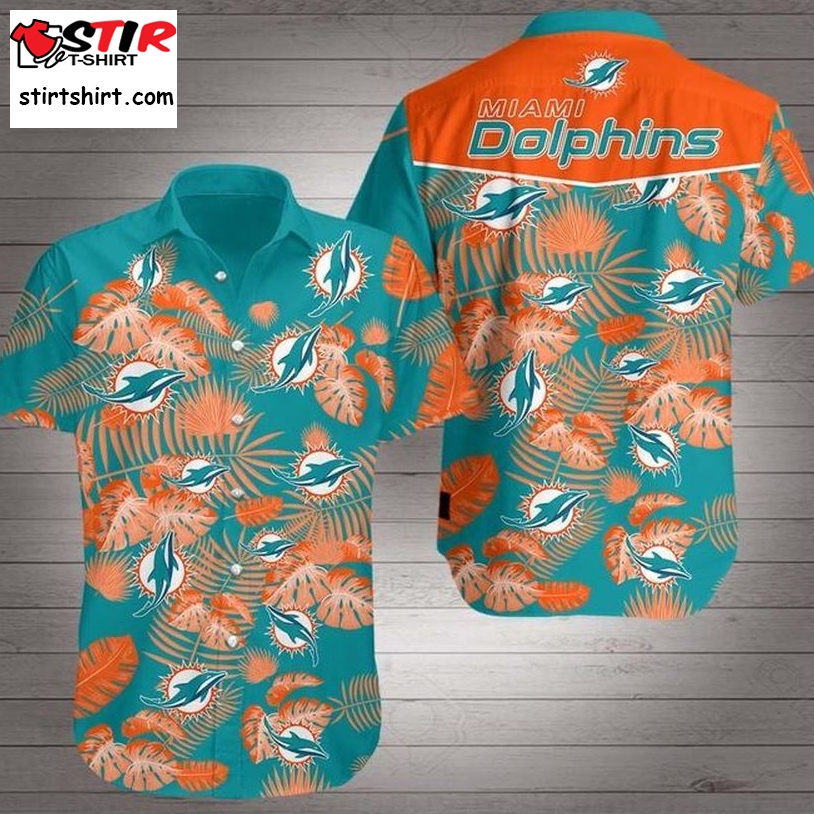 Miami Dolphins Hawaiian Shirt National Football League  Miami Dolphins 
