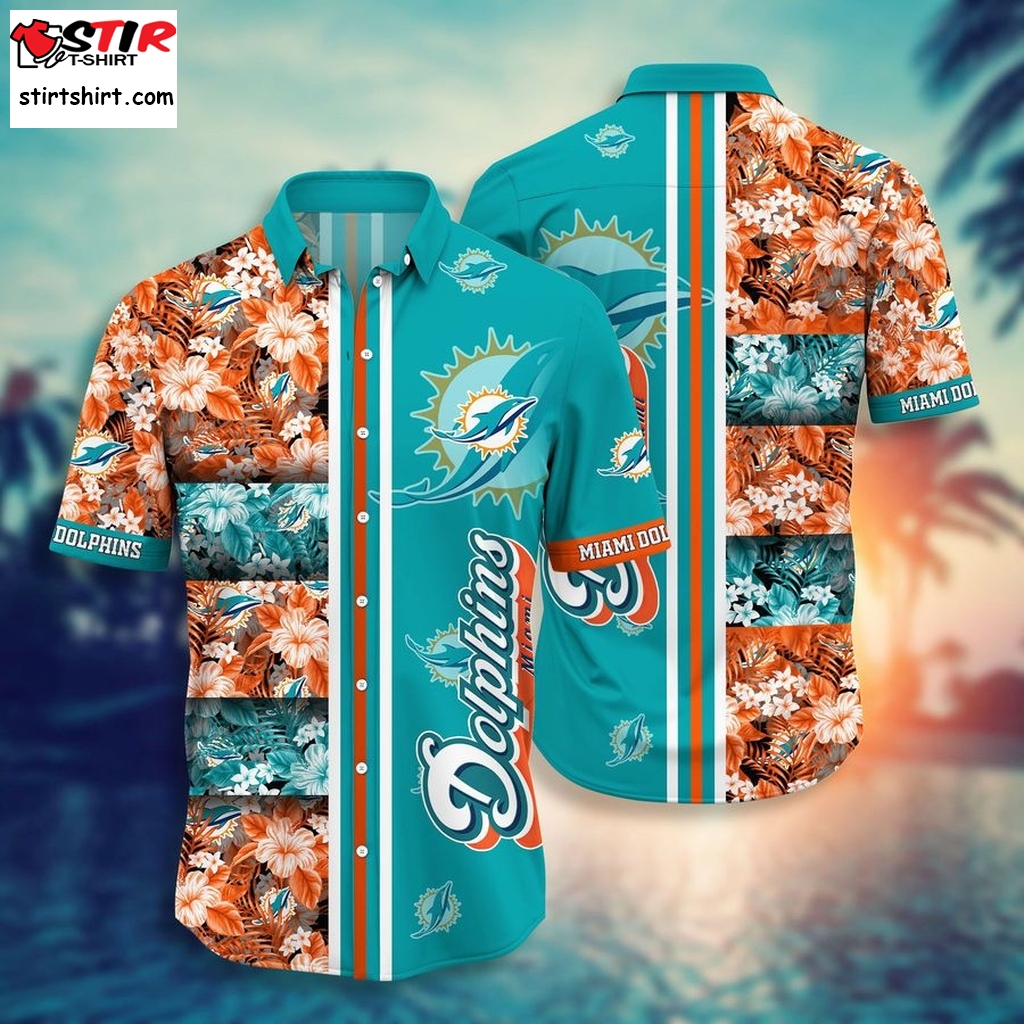 Miami Dolphins Hawaiian Shirt Short Style Hot Trending 3D 02  Miami Dolphins 