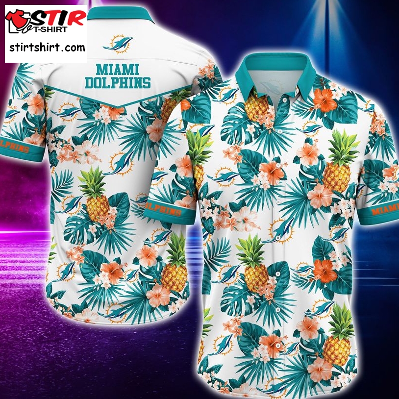 Miami Dolphins Hawaiian Shirt  Short Style Hot Trending  Miami Dolphins 