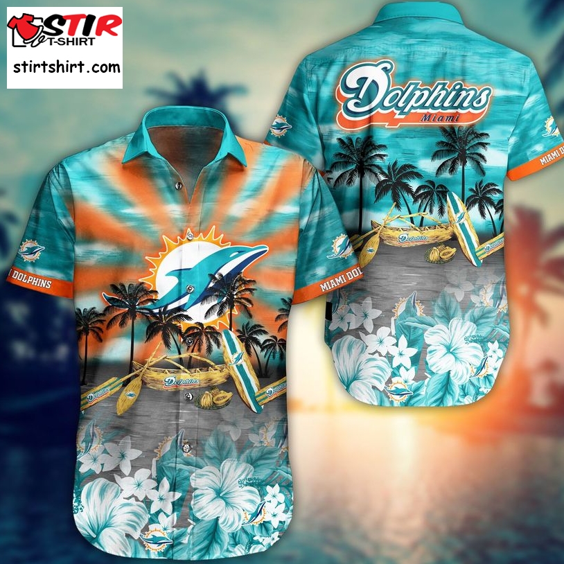 Miami Dolphins Hawaiian Shirt Short T Shirt Lover New Summer  Miami Dolphins 