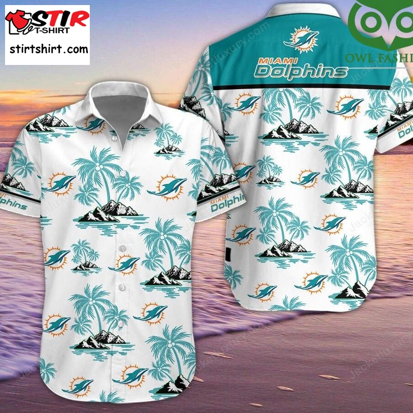Miami Dolphins Hawaiian Shirt Summer Shirt  Miami Dolphins 