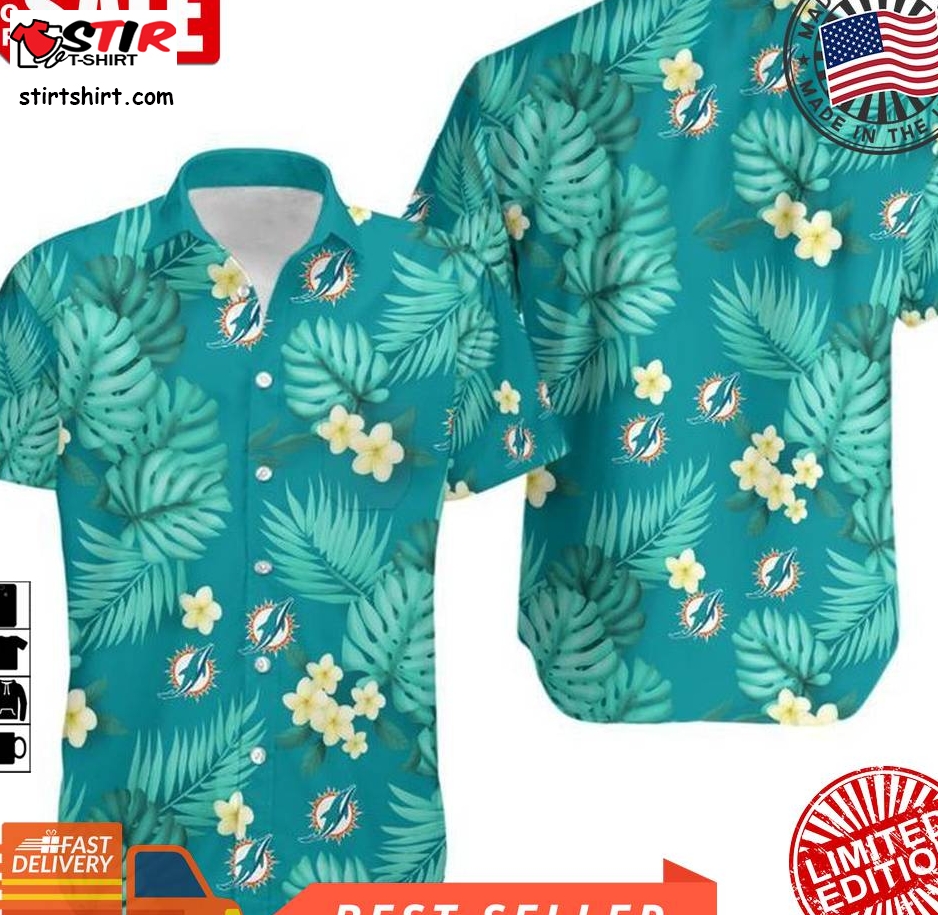 Miami Dolphins Luxury LV Louis Vuitton NFL Aloha Hawaii Shirt - Tagotee