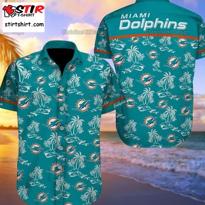 Miami Dolphins Shirt Hawaiian Summer  Miami Dolphins 