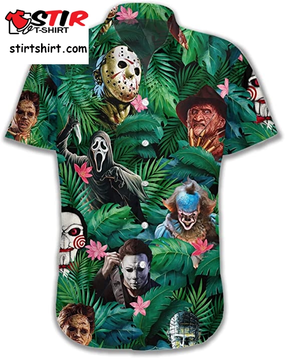 Michael Myers Hawaiian Shirts   Personalized Gifts Family, Sports, Occasions, Trending  Horror Movie 