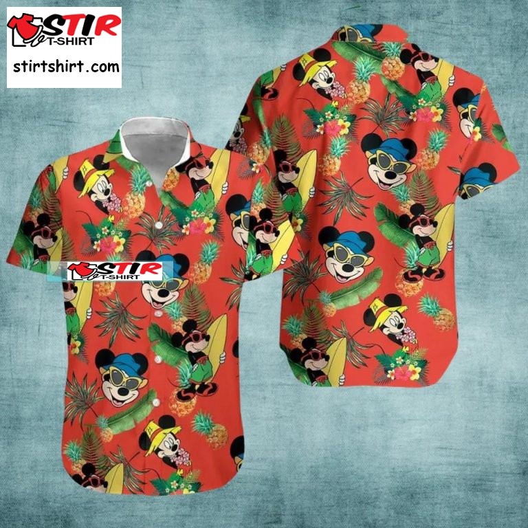 Mickey Mouse Hawaiian Holiday Shirt Mickey Gift  Mickey Mouse 