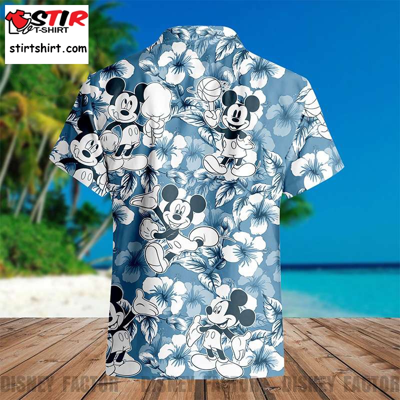 Mickey Mouse Hawaiian Shirt Disney World Aloha  Mickey Mouse 