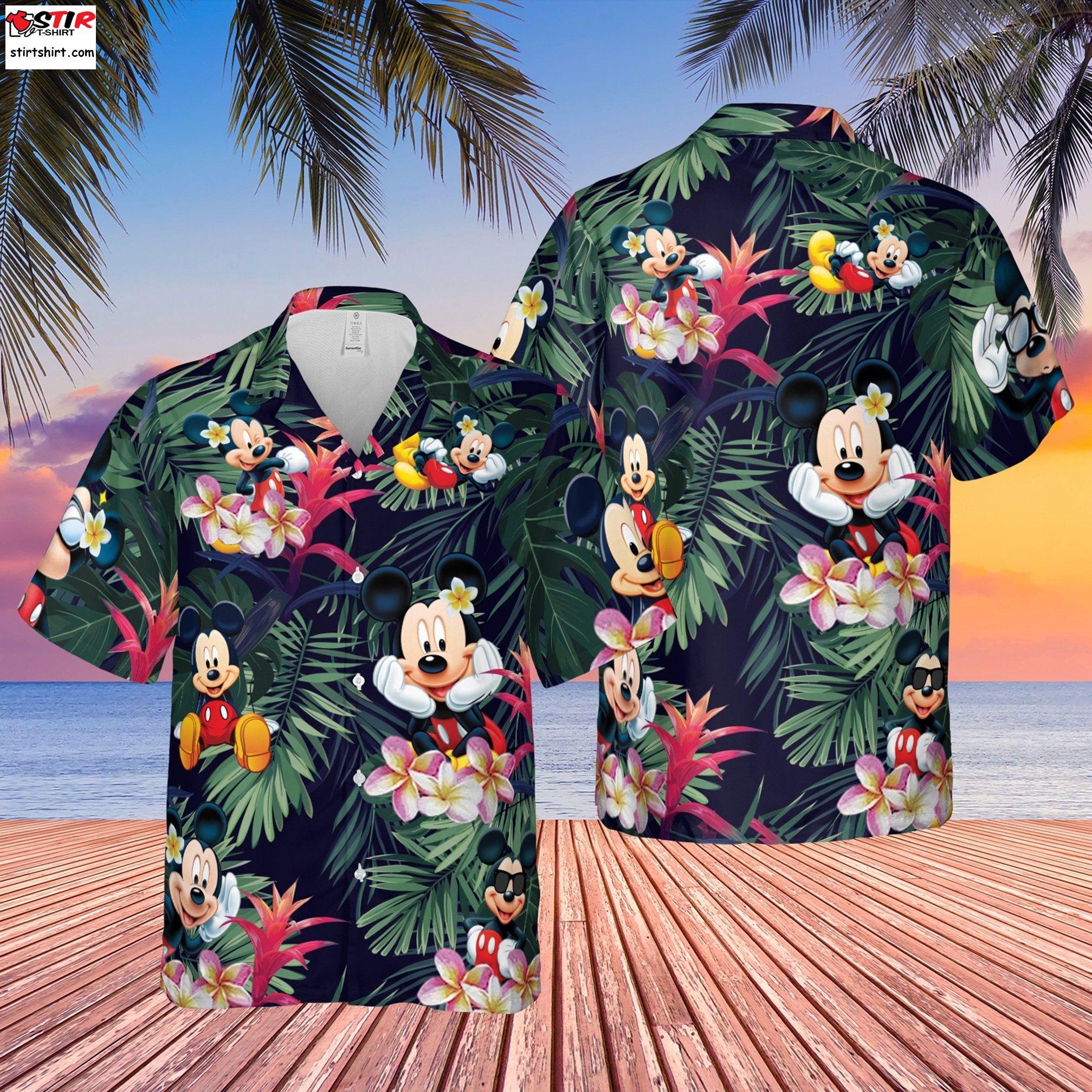 Mickey Mouse Hawaiian Shirt, Mickey And Friends Family Shirt, Mickey Mouse Shirt, Summer Trip Family Hawaiian Shirt H74