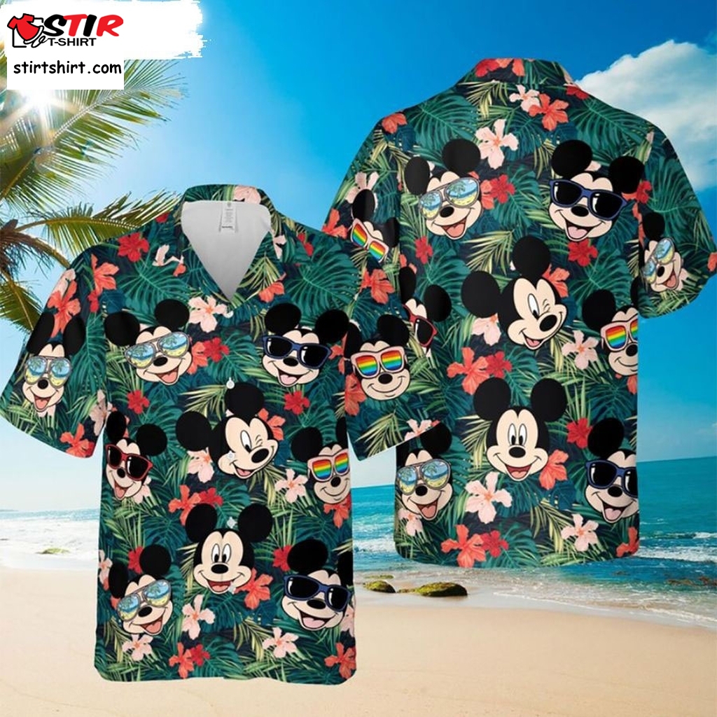 Mickey Mouse Hawaiian Shirt, Mickey Hawaiian Shirt Gift For Family  Family s