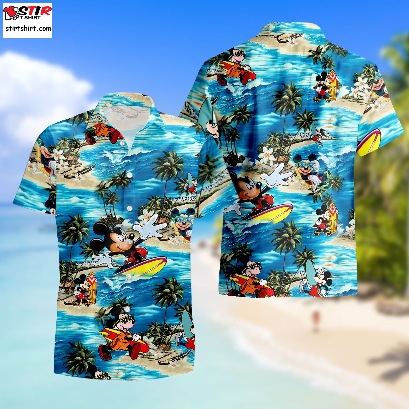 Mickey Mouse Hawaiian Shirt, Mickey Mouse Hawaiian Shirt, Disney Gift, Disney Trip Shirt, Mickey Aloha Shirt, Disney Hawaii Shirt