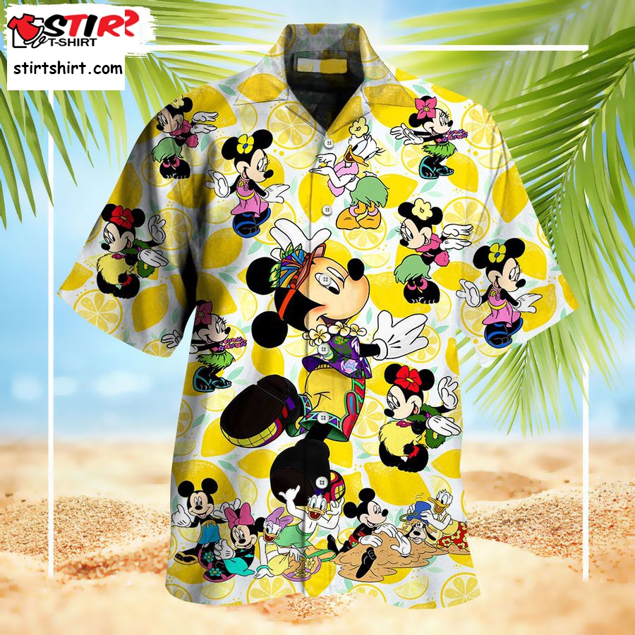 Mickey Mouse Hawaiian Shirt Summer Trip Limited Edition  Mickey Mouse 