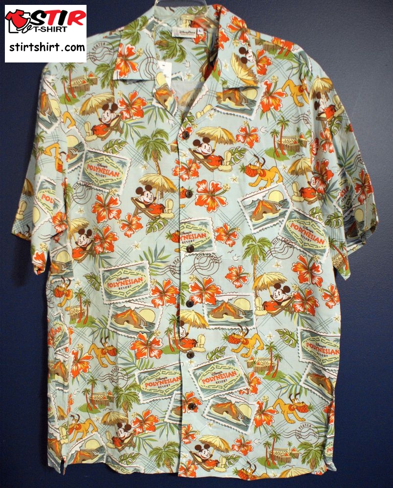 Mickey Polynesian Hawaiian Shirt For Men  Disney s