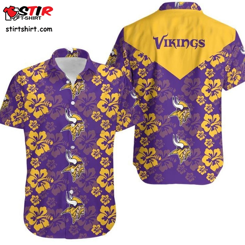 Minnesota Vikings Flowers Hawaii Shirt And Shorts Summer Collection H97  Ukulele 