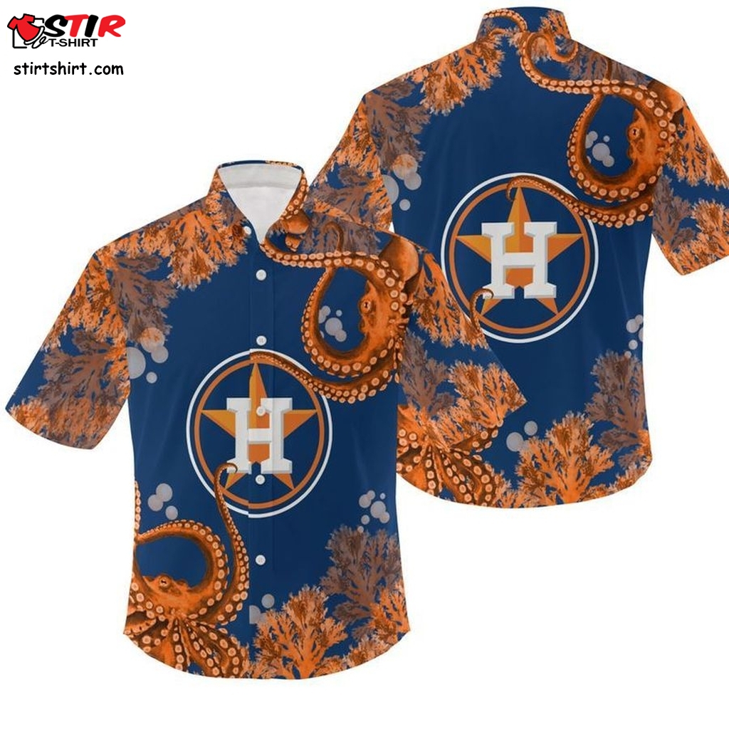 Mlb Houston Astros  Hawaiian Shirt Unisex Sizes New000543