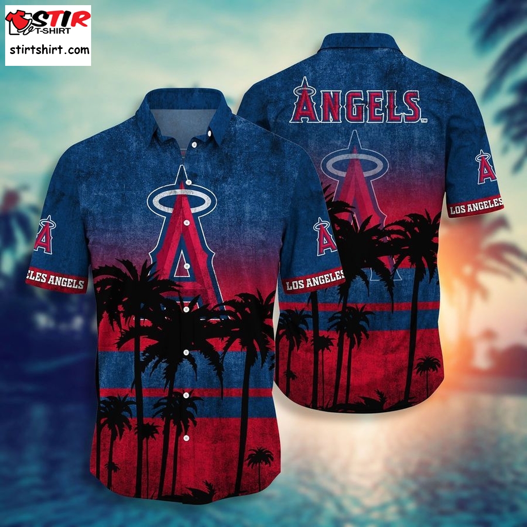 Mlb Los Angeles Angels New Design T Shirt Hawaiian Shirt And  