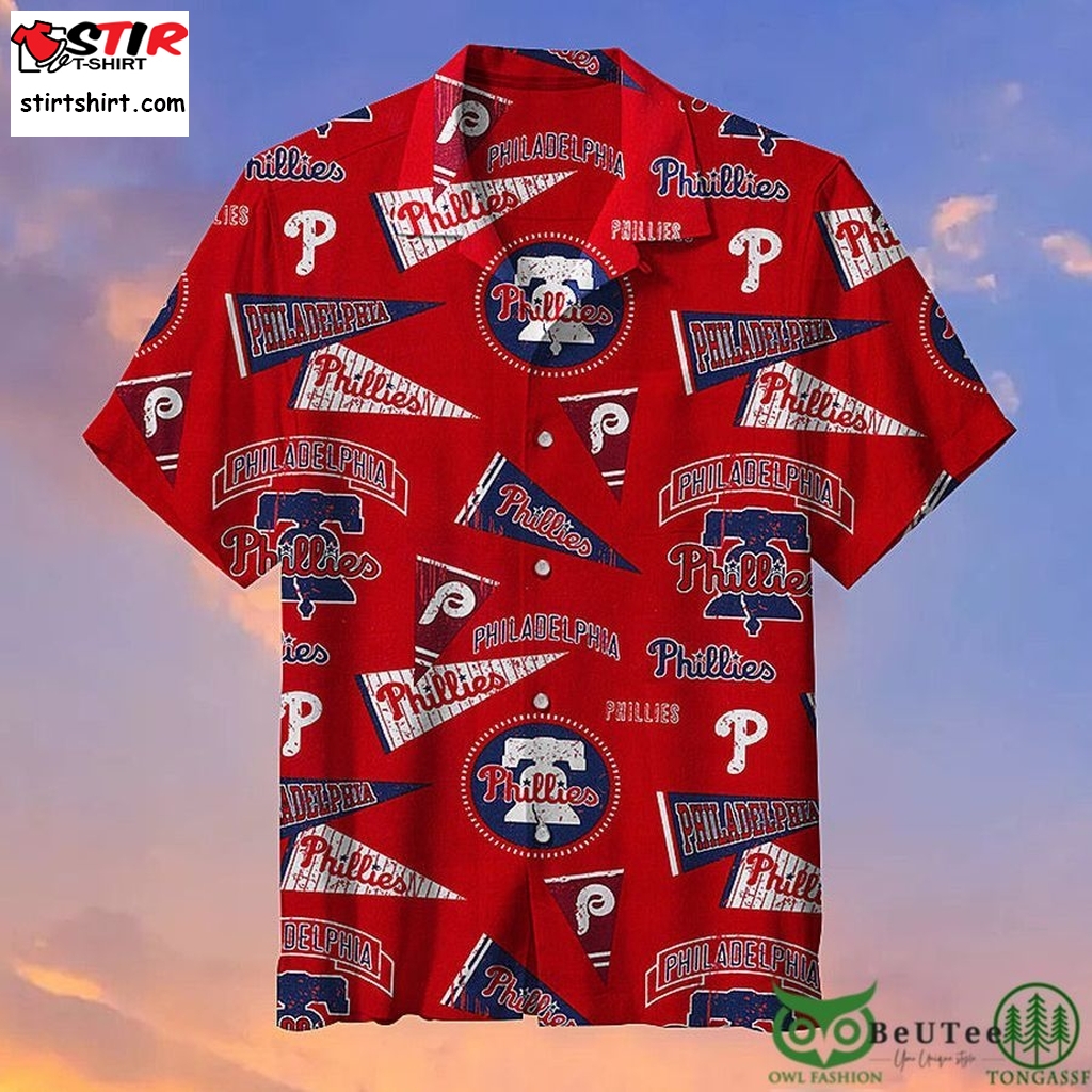Mlb Philadelphia Phillies Retro Hawaiian Shirt  Hawaiian Phillies Shirt