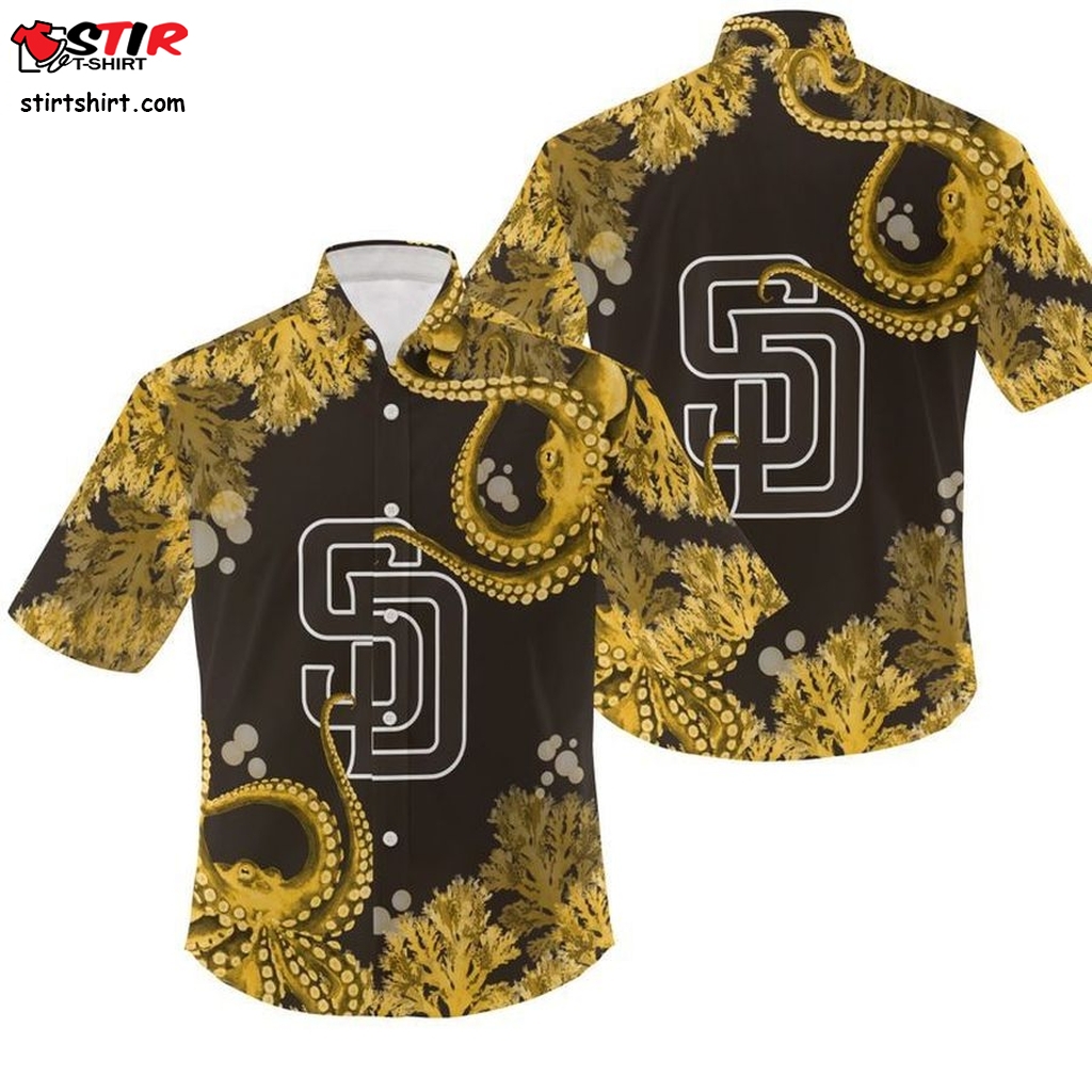 Mlb San Diego Padres  Hawaiian Shirt Unisex Sizes New000555