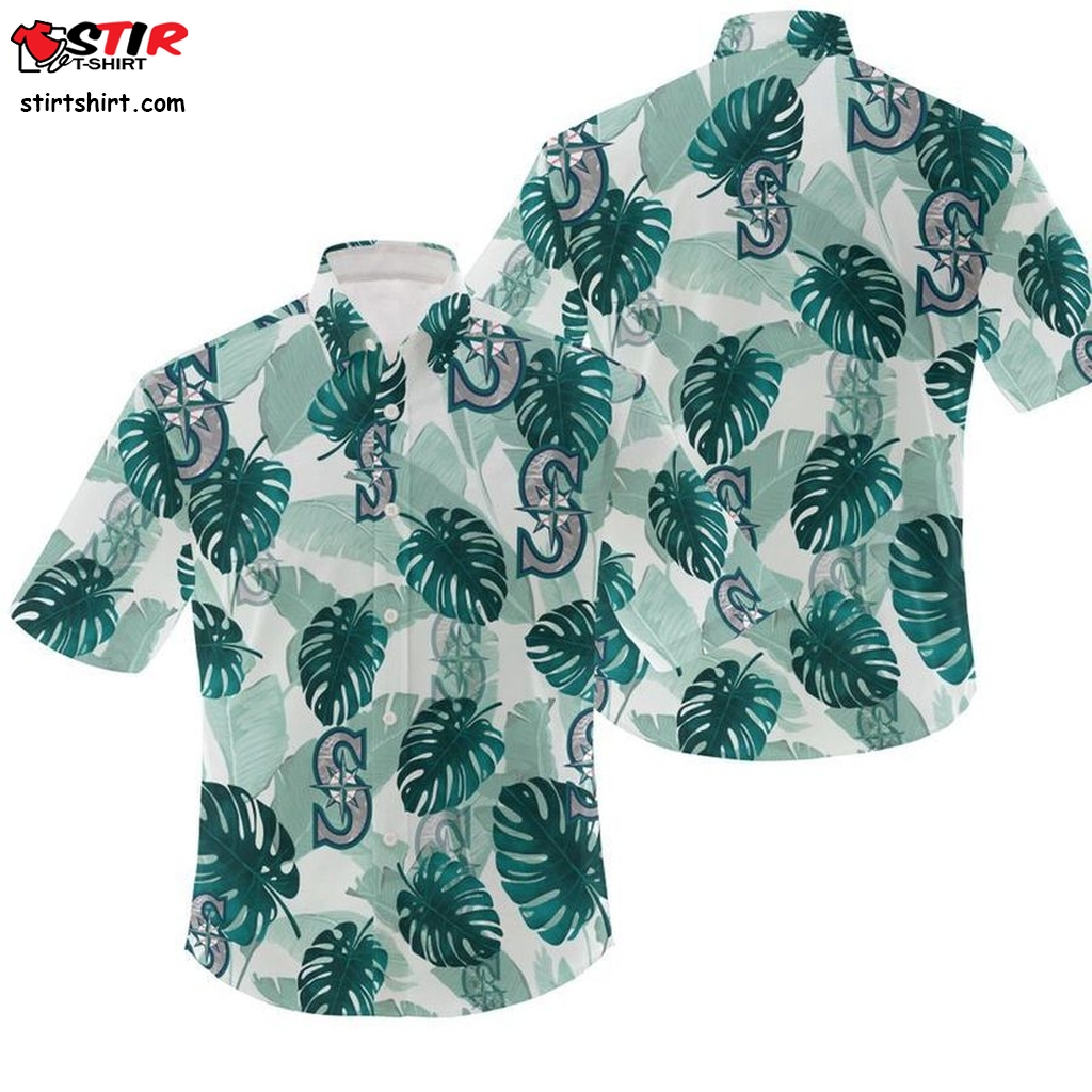 Seattle Mariners Ken Griffey Jr 24 Mlb White Inspired Hawaiian Shirt