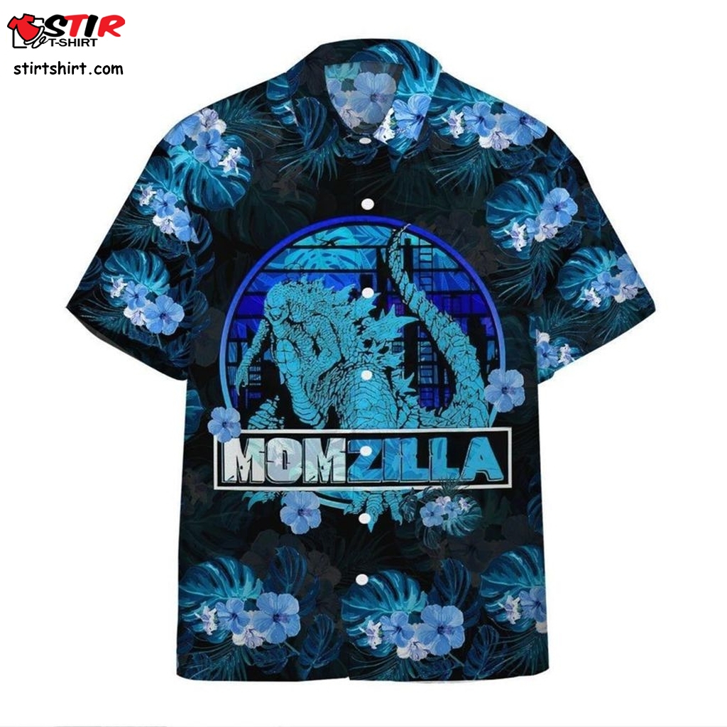 Momzilla Mother Day Hawaiian Shirt  Maroon 
