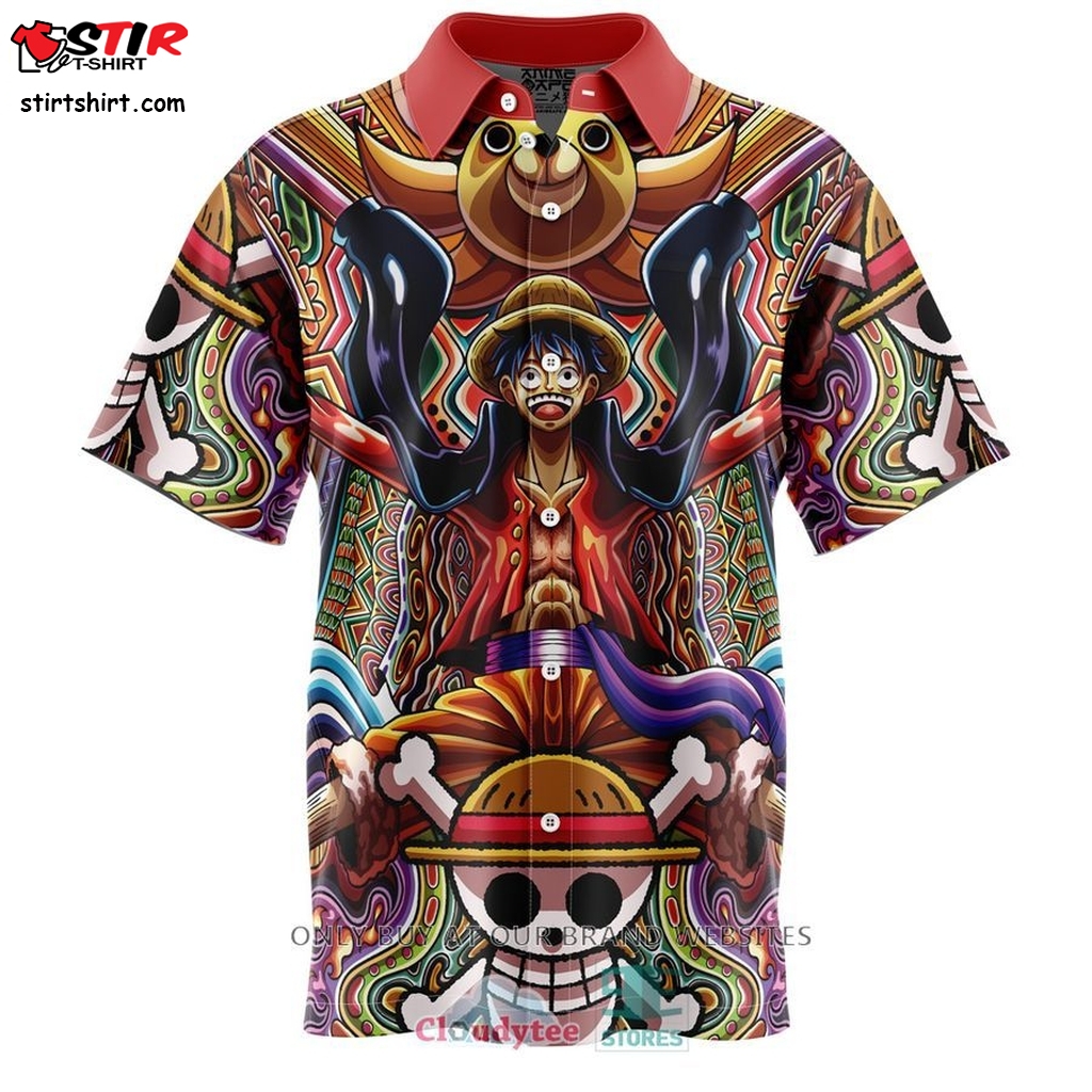 Monkey D Luffy One Piece Hawaiian Shirt   Costumes
