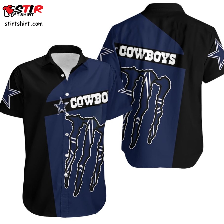 Monster Energy Dallas Cowboys Hawaiian Shirt