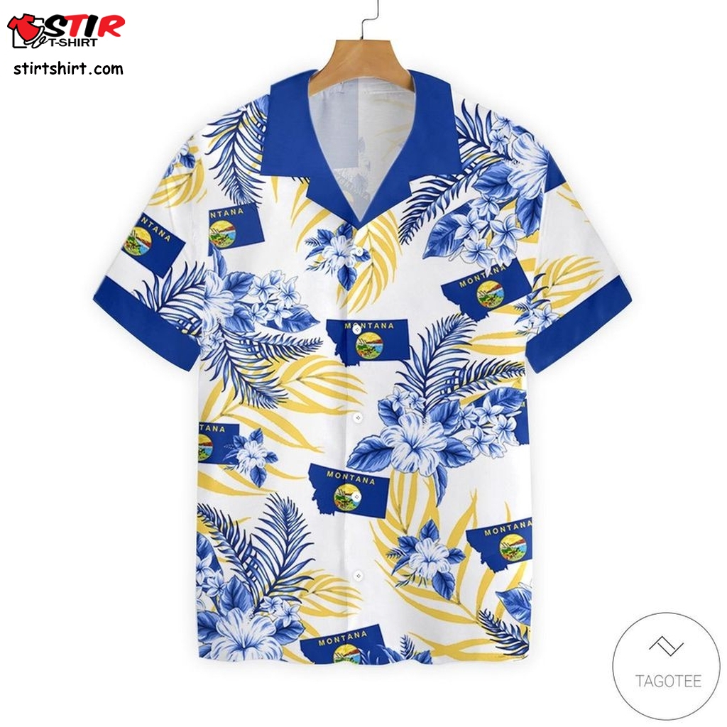 Montana Proud Button Hawaiian Shirt  Outfit Tony Montana 