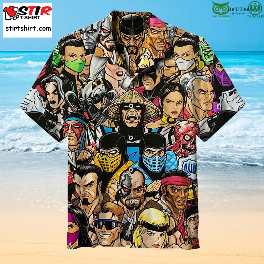 Mortal Kombat 90S Characters Hawaiian Shirt  80s  Fashion