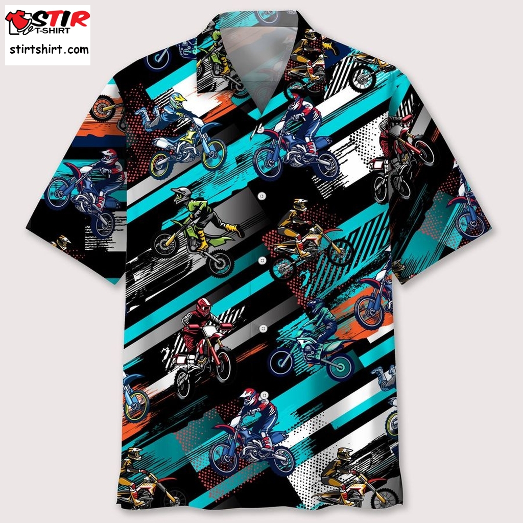 Motocross Color Abstract Hawaii Shirt  Versace 