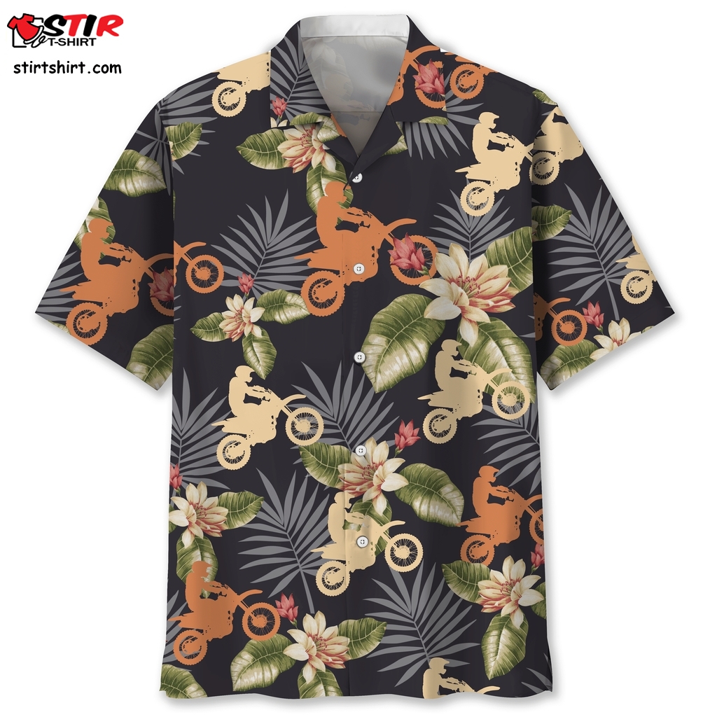 Motocross Tropical Hawaiian Shirt  Versace 