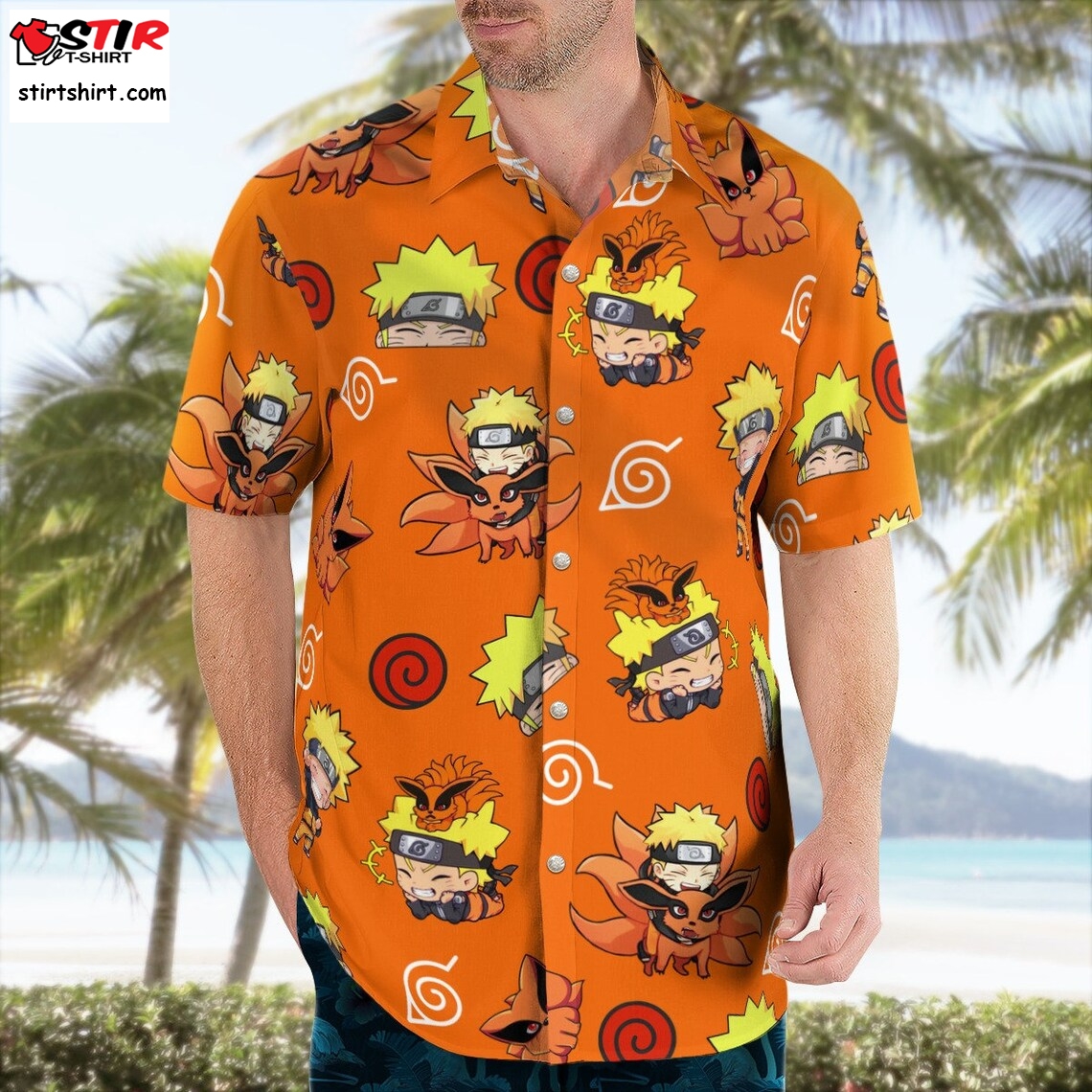 Naruto Hawaiian Shirt Festival Clothing Rave Ware Edc Outfit Rave Outfit Lost Lands  Naruto 