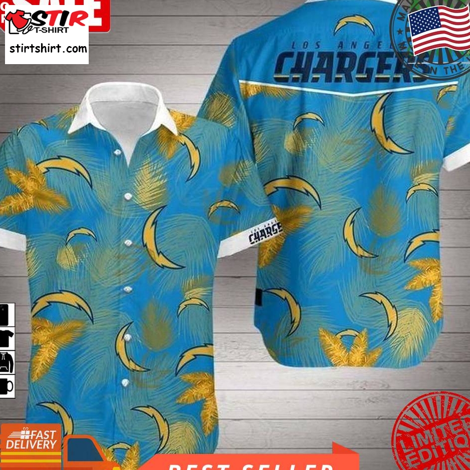 National Football League Los Angeles Chargers Nfl Hawaiian Shirt Short Sleeve Summer Wear
